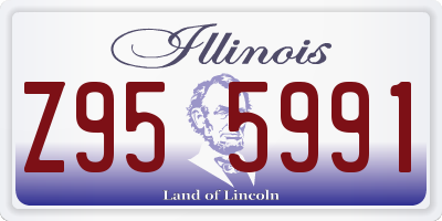 IL license plate Z955991