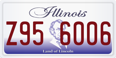 IL license plate Z956006