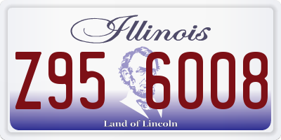 IL license plate Z956008