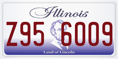 IL license plate Z956009