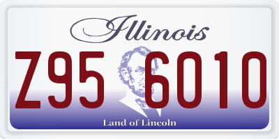 IL license plate Z956010