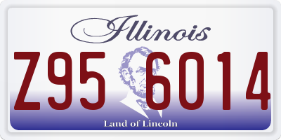 IL license plate Z956014