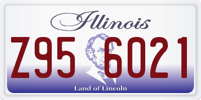 IL license plate Z956021