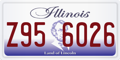 IL license plate Z956026