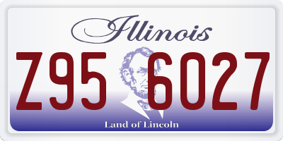 IL license plate Z956027