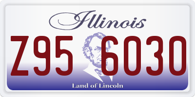 IL license plate Z956030