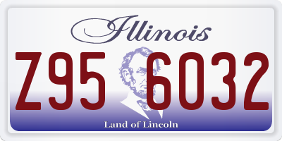 IL license plate Z956032