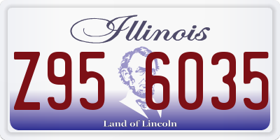 IL license plate Z956035