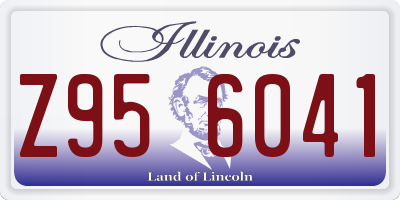 IL license plate Z956041