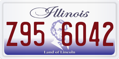 IL license plate Z956042