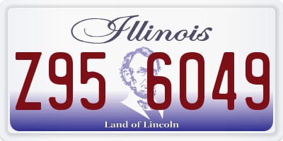 IL license plate Z956049