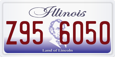 IL license plate Z956050