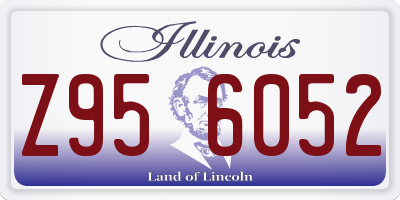 IL license plate Z956052