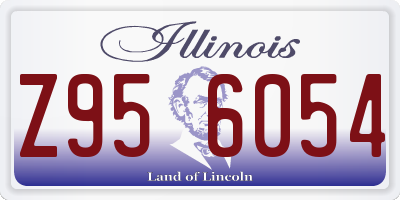 IL license plate Z956054
