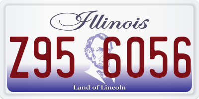 IL license plate Z956056