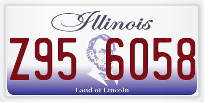 IL license plate Z956058