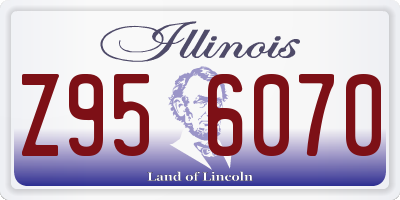 IL license plate Z956070