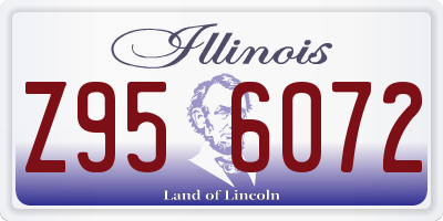 IL license plate Z956072