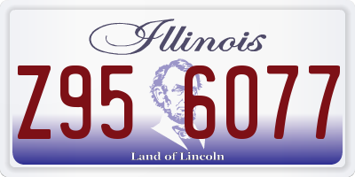 IL license plate Z956077
