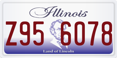 IL license plate Z956078