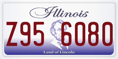 IL license plate Z956080