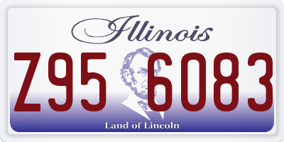 IL license plate Z956083