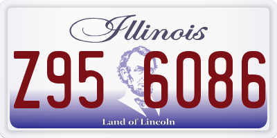 IL license plate Z956086