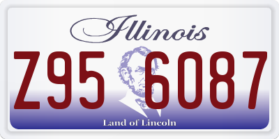 IL license plate Z956087