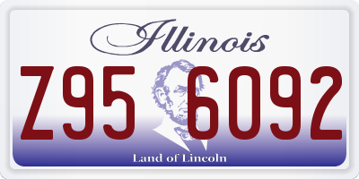 IL license plate Z956092
