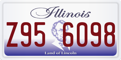 IL license plate Z956098