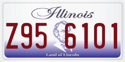 IL license plate Z956101