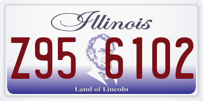 IL license plate Z956102