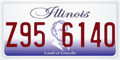 IL license plate Z956140