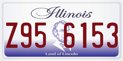 IL license plate Z956153