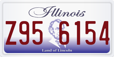 IL license plate Z956154