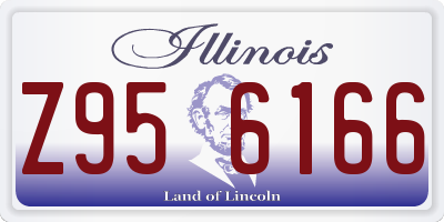 IL license plate Z956166