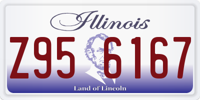 IL license plate Z956167