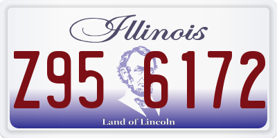 IL license plate Z956172