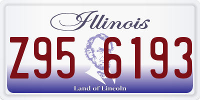 IL license plate Z956193