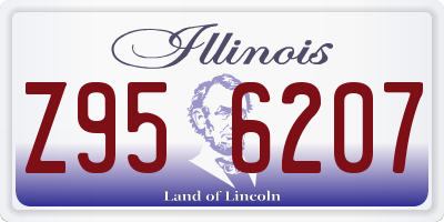 IL license plate Z956207