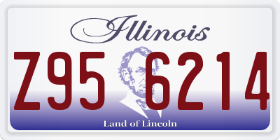 IL license plate Z956214