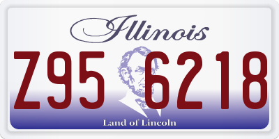 IL license plate Z956218