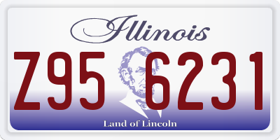 IL license plate Z956231