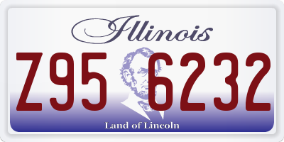 IL license plate Z956232