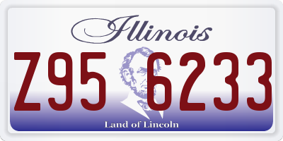 IL license plate Z956233