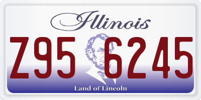 IL license plate Z956245