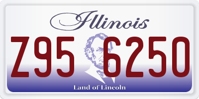 IL license plate Z956250