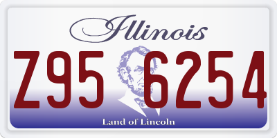 IL license plate Z956254