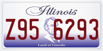 IL license plate Z956293