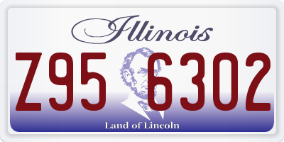 IL license plate Z956302